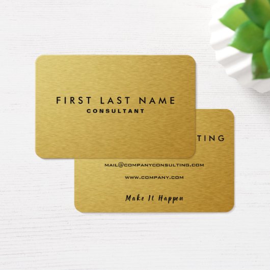 Goud Visitekaartje (Bureau)