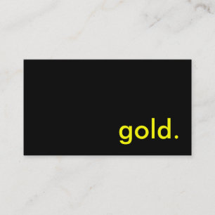 goud visitekaartje