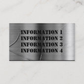 Goud Visitekaartje met gouden metalen blik (Achterkant)