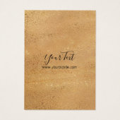 Goud Visitekaartje met juwelenhouder (Achterkant)