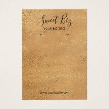 Goud Visitekaartje met juwelenhouder