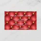 Goud Visitekaartje met ruitvormige diamant (Voorkant)