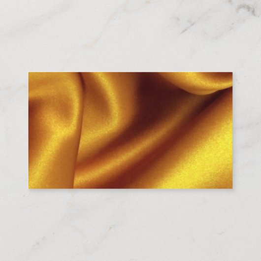 Goud Visitekaartje van zijde en schaar (Achterkant)