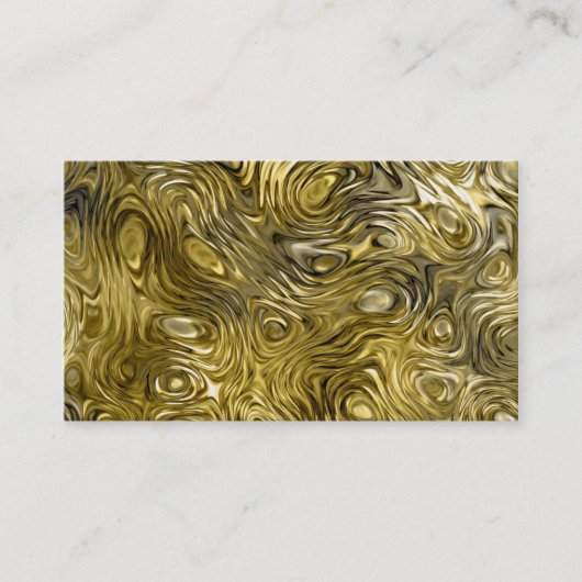Goud visitekaartje wit (Voorkant)