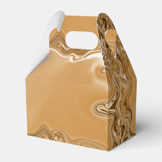 Goud Vloeibaar metaalgraafschap Bedankdoosjes (Achterkant)