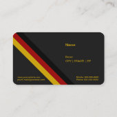 Goud Voetbal Visitekaartje (Achterkant)