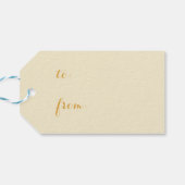 Goud voor afdrukken cadeaulabel (Achterkant Horizontaal)