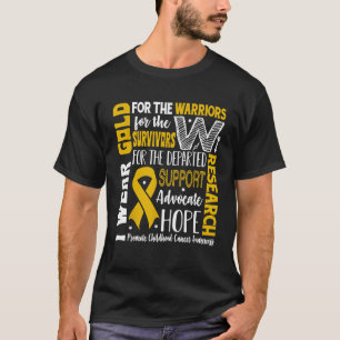 Goud Voor Een Kind Strijd Strijders Kinderkanker T-shirt