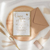 Goud voor eens en altijd Princess Baby shower Kaart