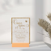 Goud voor eens en altijd Princess Baby shower Kaart