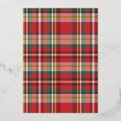 Goud voor favoriete kerstfeestjes folie feestdagenkaart (Achterkant)