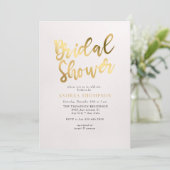 Goud Vrijgezellenfeest Kaart (Staand voorkant)