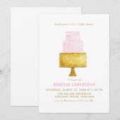 Goud Vrijgezellenfeest met goudroze tintjes Kaart (Voorkant / Achterkant)