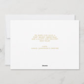 Goud Vrolijk Kerstmis Elegant Script Fotocollage Feestdagenkaart (Achterkant)