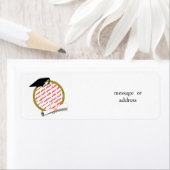 Goud w/Zwart & Wit Afstuderen Foto Lijst Etiket (Insitu)