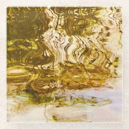 Goud water onderzetter