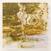 Goud water onderzetter