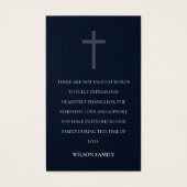 GOUD WATER SYMPATHY MEMORIAL DANK JE KAART (Achterkant)