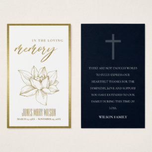 GOUD WATER SYMPATHY MEMORIAL DANK JE KAART