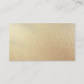 Goud Waterverf Aangepast Logo Modern Visitekaartje (Achterkant)