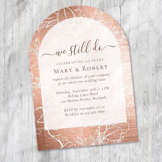 Goud we doen nog steeds gelofte vernieuwing 50ste  kaart