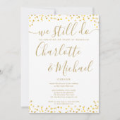 Goud We doen nog steeds script gelofte verlenging Kaart (Voorkant)