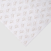 Goud Western Cowboy Pet Rodeo Tissuepapier (Detail)