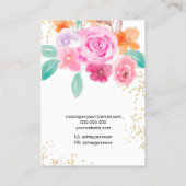 Goud wild logo juwelen oorend ketting visitekaartje (Achterkant)