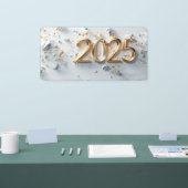 Goud & Wit 2025 Spandoek (Beurs)