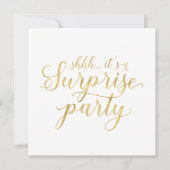 Goud & Wit | 50ste verjaardag trouwdag Kaart (Voorkant)