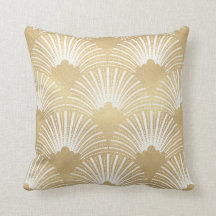 Goud & Wit Art-deco Patroon 23