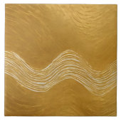 Goud Wit  Art Deco Trendy Collectie Tegeltje (Voorkant)