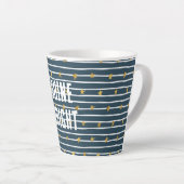 Goud Wit Blauw Sterren en Strepen Latte Mok (Rechterhoek)