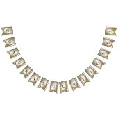 Goud  Wit Bloemen Bunting Flag Vlaggetjes (Alle)