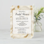 Goud Wit Cowgirl Westers Koeienhuid Kaart (Staand voorkant)