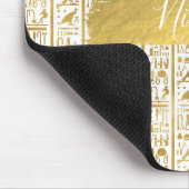 Goud & Wit Egyptische Egypte Glam Moderne Chic Muismat (Hoek)