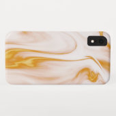 Goud wit en roze marmer Case-Mate iPhone case (Achterkant (horizontaal))