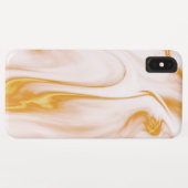 Goud wit en roze marmer Case-Mate iPhone case (Achterkant (horizontaal))