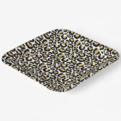 Goud, wit en zwart papier, afdrukpapier bord (Gebogen)