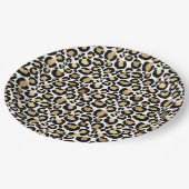 Goud, wit en zwart papier, afdrukpapier bord (Gekanteld)