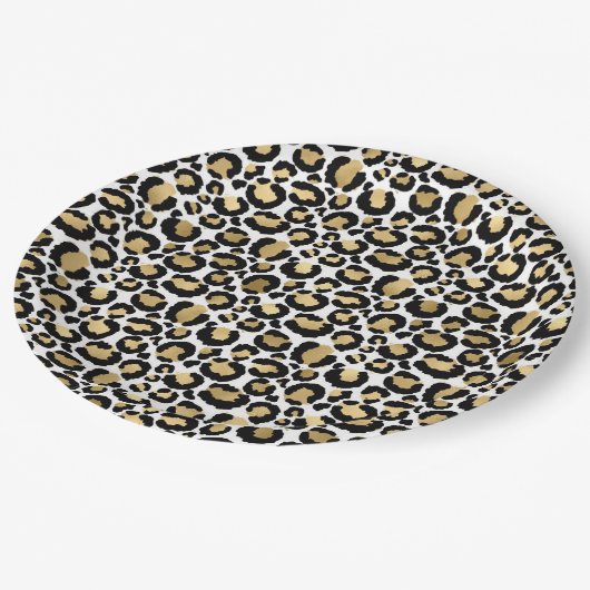 Goud, wit en zwart papier, afdrukpapier bord (Gekanteld)