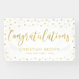 Goud & Wit | Felicitatiefest, Evenementenbanner Spandoek