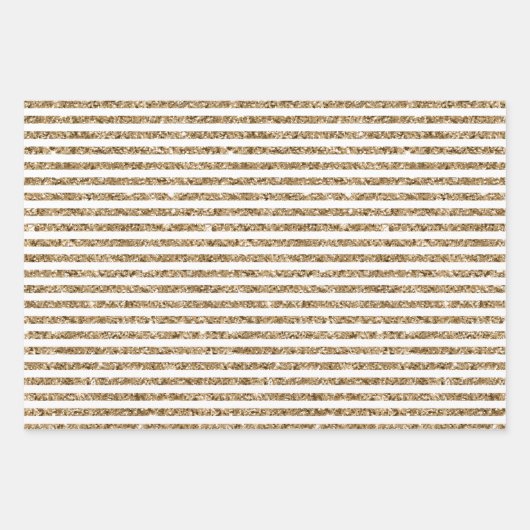 Goud Wit Glam Diamonds Glitter Inpakpapier Vel (Voorkant 3)