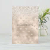Goud Wit Glitter Diamanten (Staand voorkant)