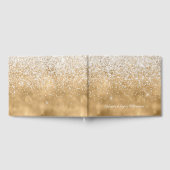 Goud Wit Glitter Gastenboek (Volledig)