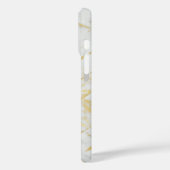 Goud & Wit Marmer Glam Moderne Ontwerperstijl Case-Mate iPhone Case (Achterkant / Links)