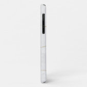 Goud wit marmer Hoesje-Mate Barely Daar Case-Mate iPhone Case (Achterkant/links)