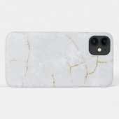 Goud wit marmer Hoesje-Mate Barely Daar Case-Mate iPhone Case (Achterkant (horizontaal))