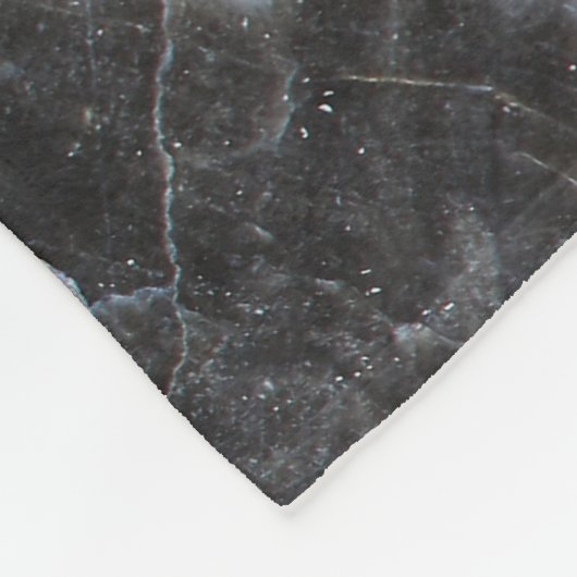 Goud Wit Marmeren Textuur Ontwerp Fleece Deken (Hoek)