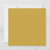Goud Wit Modern Minimalistisch Monogram Twee Grenz Kaart (Achterkant)